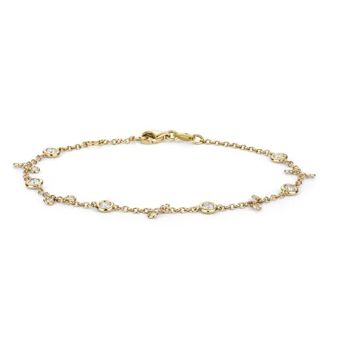 Diamond Bracelet 18ct Y/Gold 0.48ct